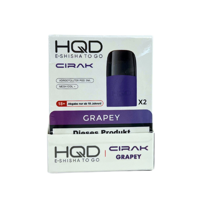 HQD CIRAK Pods 18mg (2.Stk.) Grapey