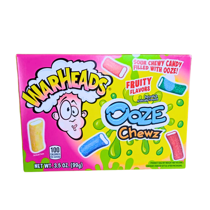 Warheads Ooze Chewz 99g 04/26