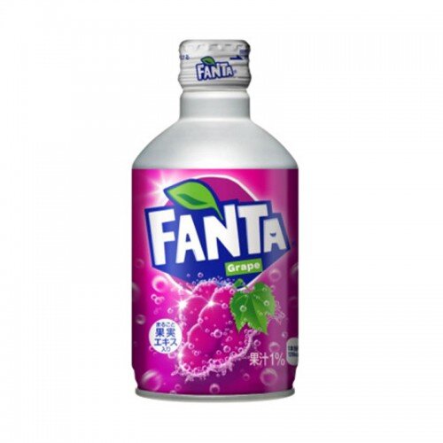 Fanta Grape Japan Metal Bottle 300ml 30.09.25