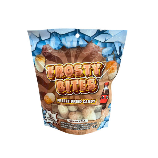 Frosty Bites Freezed Dried Candy - Gummy Cola 40g - My Candytown