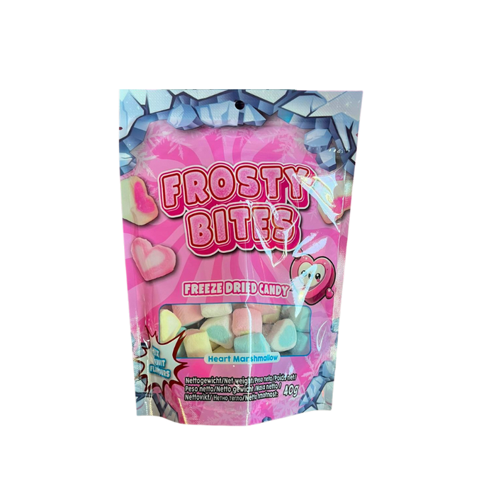 Frosty Bites Freezed Dried Candy - Heart Marshmallow 40g