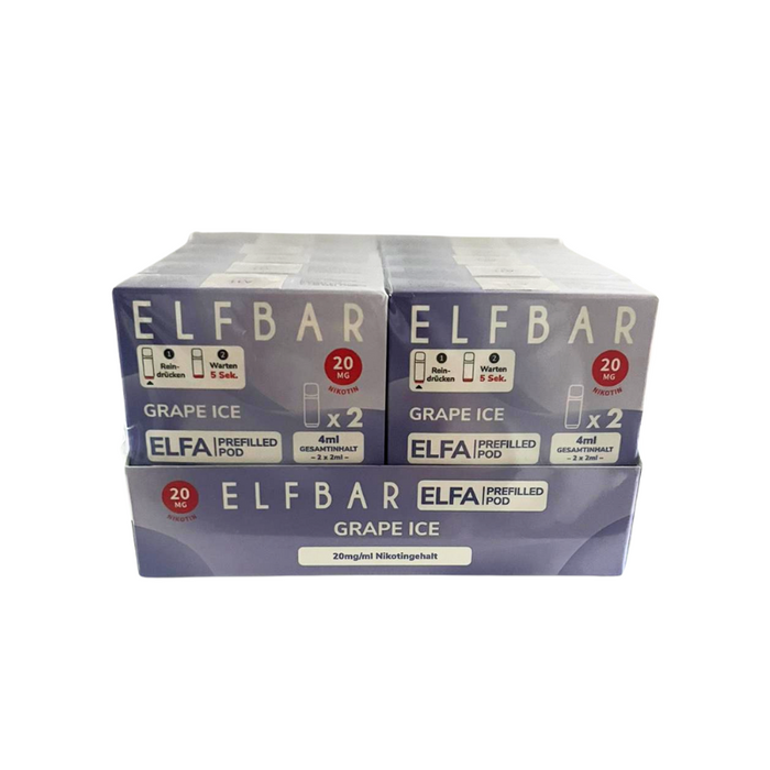 Elfbar Elfa Grape Ice 2er Pack - My Candytown