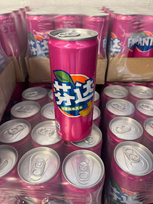 Fanta Peach China 330ml Can mhd 08/26