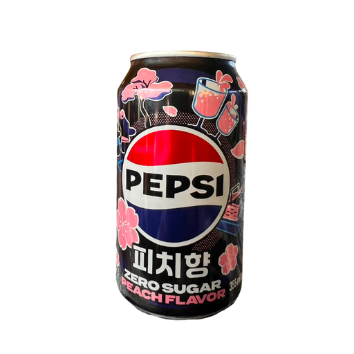 Pepsi Zero Sugar Peach Flavor 355 ml – Korea - My Candytown