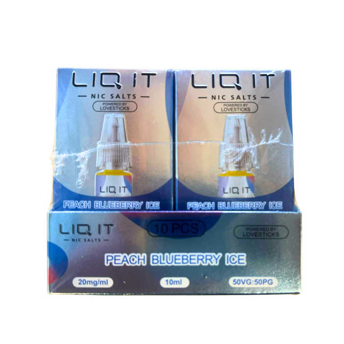 LIQ IT - Peach Blueberry Ice - 20mg Nikotin - 10ml