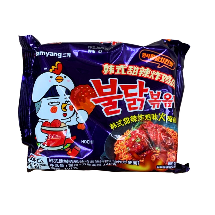 Samyang Buldak Korean Frittiertes Hähnchen süß & scharf 140g 24.07.26