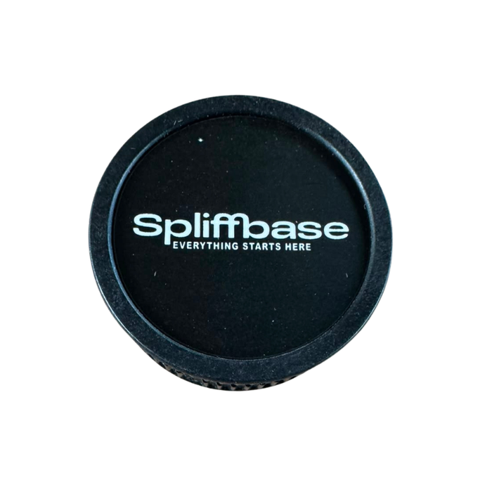 Spliffbase Premium Hemp Grinder – 2-teilig Schwarz - My Candytown