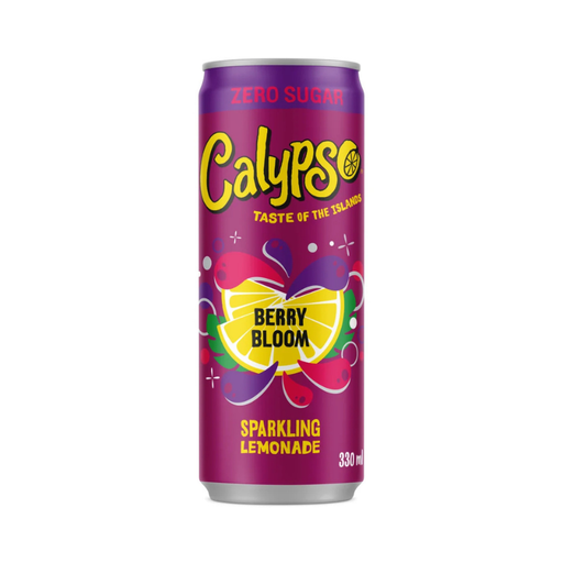 Calypso Berry Bloom ZERO Sugar 330ml - My Candytown