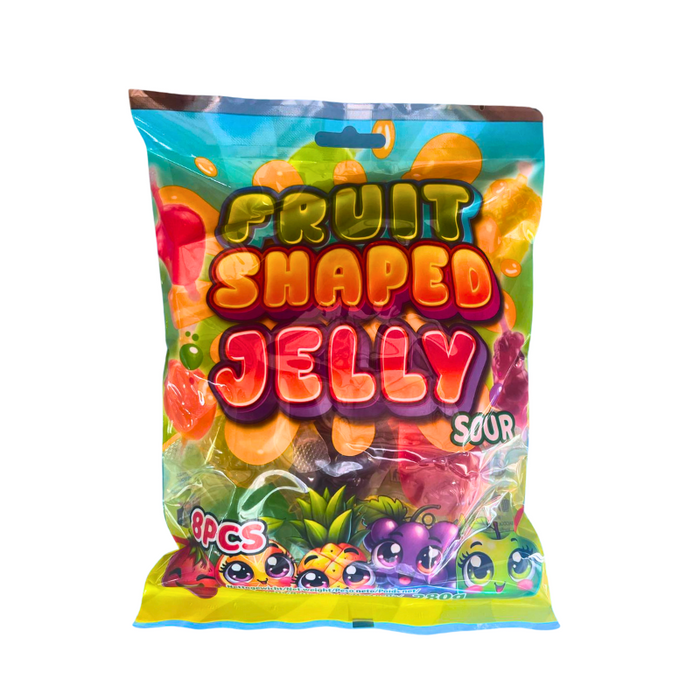 Fruit Shaped Jelly Sour 8pcs 280g