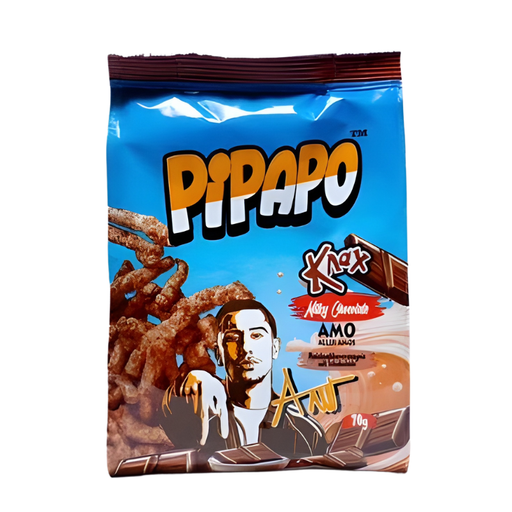 Pipapo Knax Chips Milky Chocolate - Amo Aller Amos Edition 70g - My Candytown