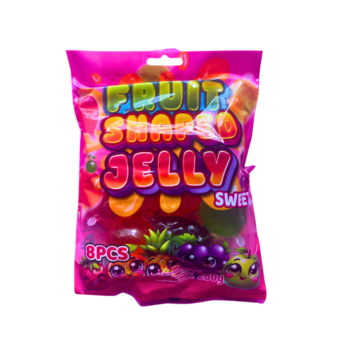 Fruit Shaped Jelly Sweets 8pcs 280g