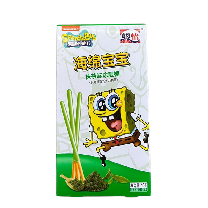 Spongebob Schwammkopf - Coated Stick Matcha 48g