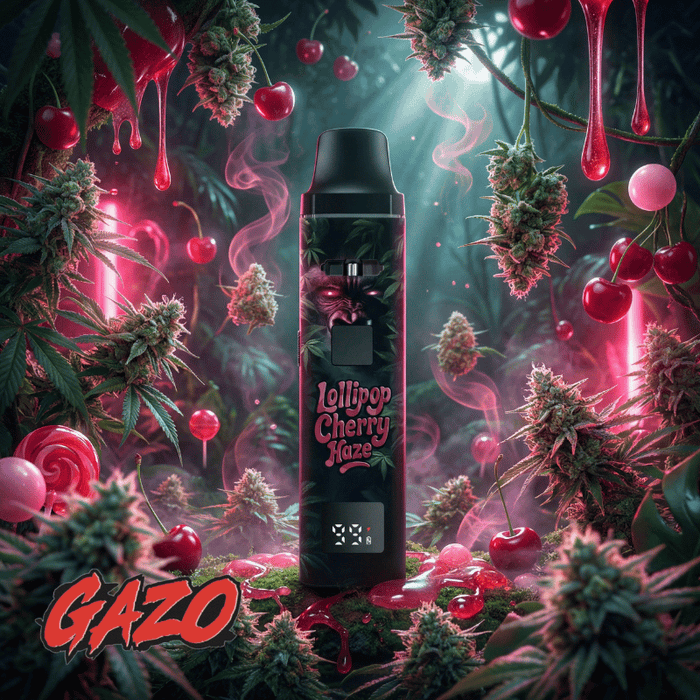 GAZO VAPE – H3BTA Lollipop Cherry Haze – 1ml CRD - My Candytown