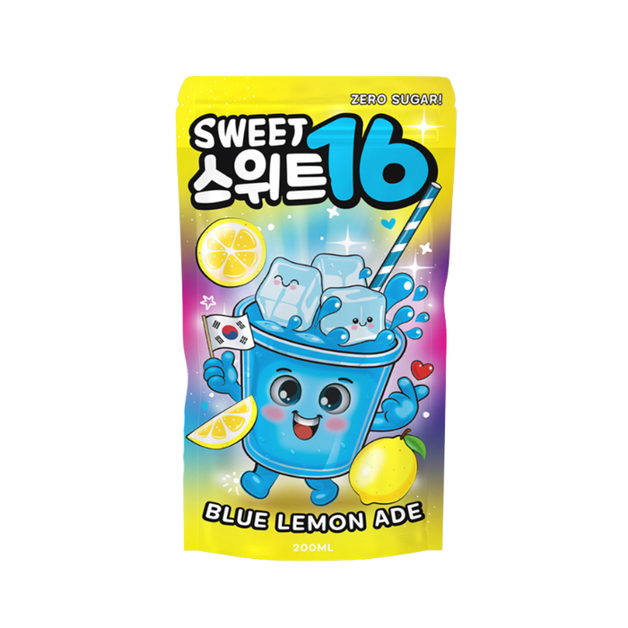 Sweet16 - Blue Lemon Ade (Zero Sugar) 200ml MHD: 2027