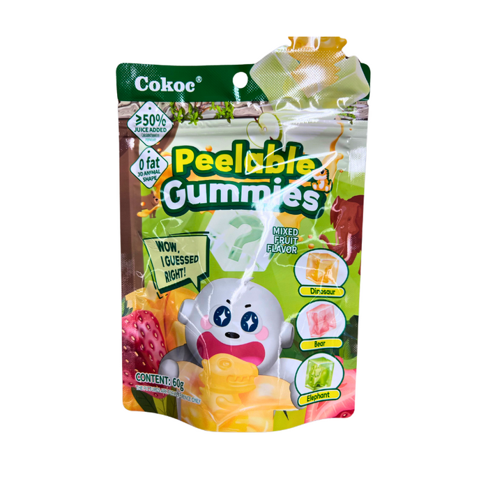 Cokoc Peelable Gummies Mixed Fruit 60g