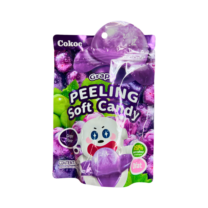 Cokoc Peeling Soft Candy Grape 75g - My Candytown