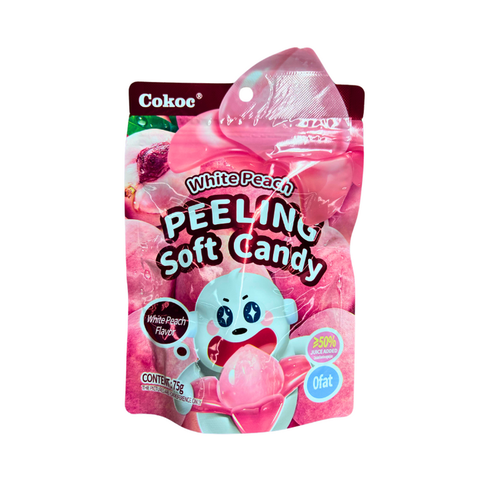 Cokoc Peeling Soft Candy White Peach 75g - My Candytown