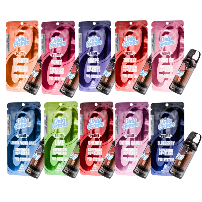 OnlyGrams Superior Prime Vape 96% - Alle 10 Sorten zur Auswahl