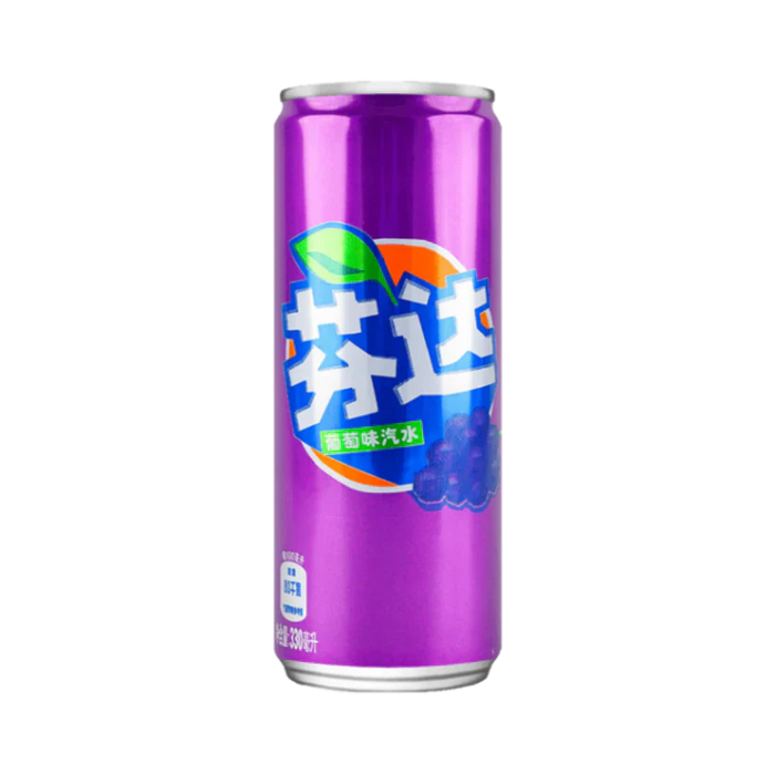 Fanta Grape China 330ml mhd 08/26