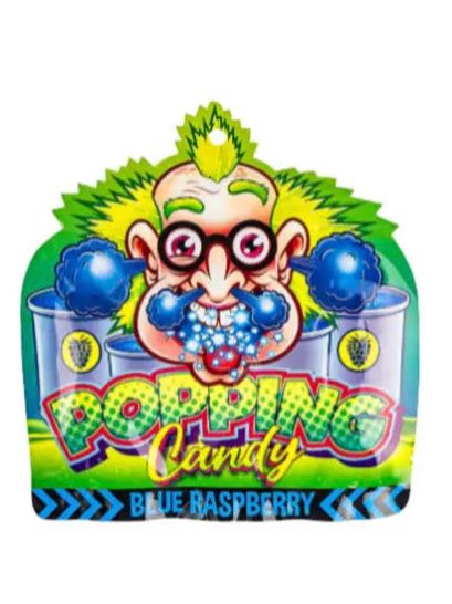 Dr. Sour Popping Candy Blue Raspberry 15g - My Candytown