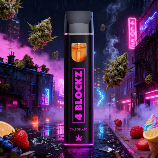 4 Blockz H3BTA Vape - Cali Gelato 1ml - My Candytown