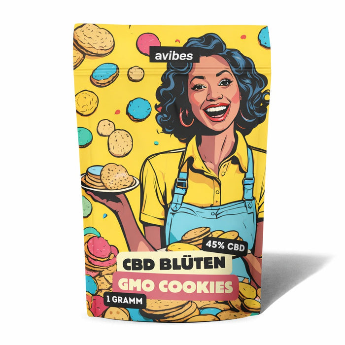 Avibes CBD Blüte - GMO Cookies 45% 1g - My Candytown