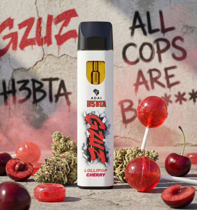 Gzuz H3 Superior Blend Vape - Lollipop Cherry 1ml - My Candytown
