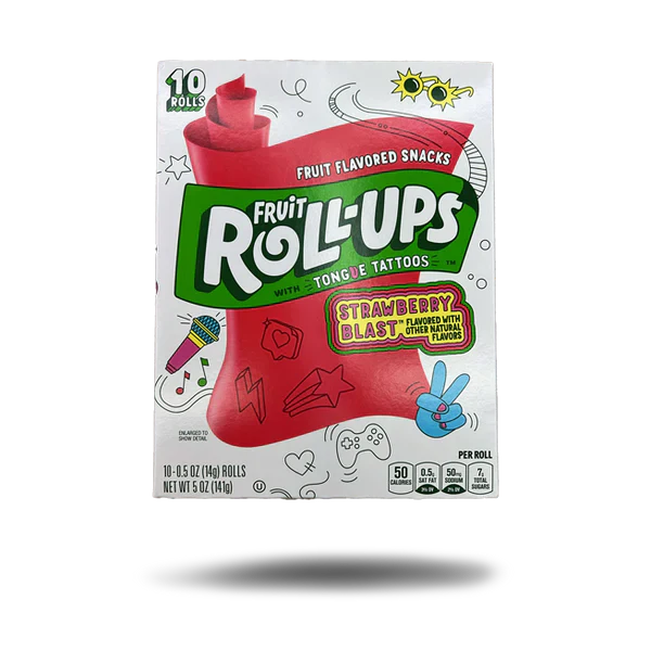 Fruit Roll-Ups Strawberry Blast 10-Pack (141g) mhd 17.12.25