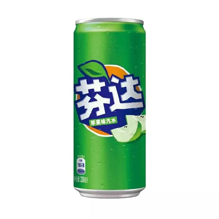 Fanta Green Apple China 330ml 08/26