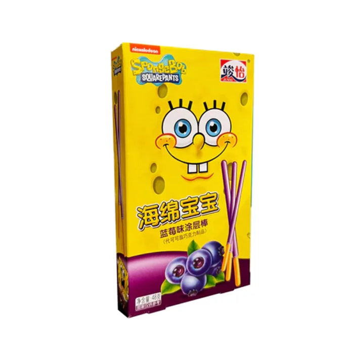 Spongebob Squarepants Schokosticks Blaubeere 48g