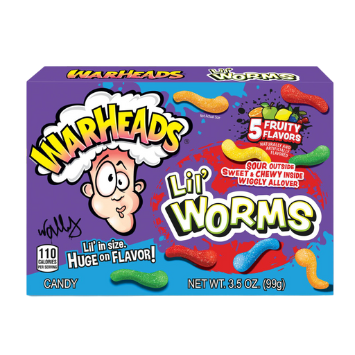 Warheads Lil' Sour Worms 99g - My Candytown